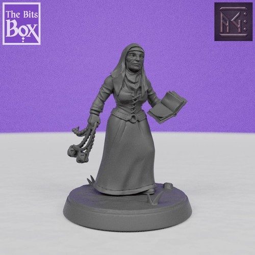 Old female peasant nun - old,