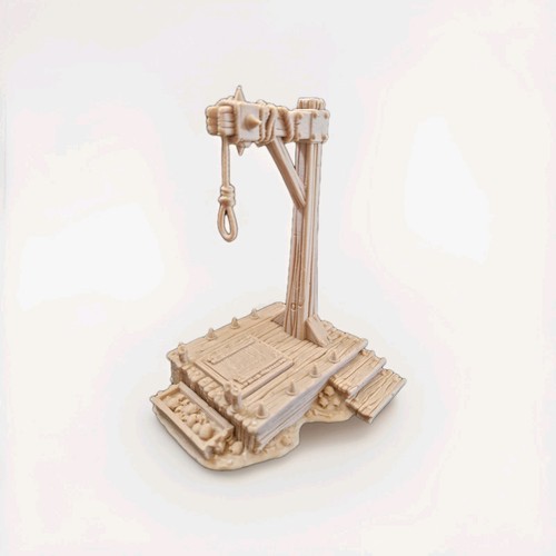 Medieval gallow miniature - medieval,