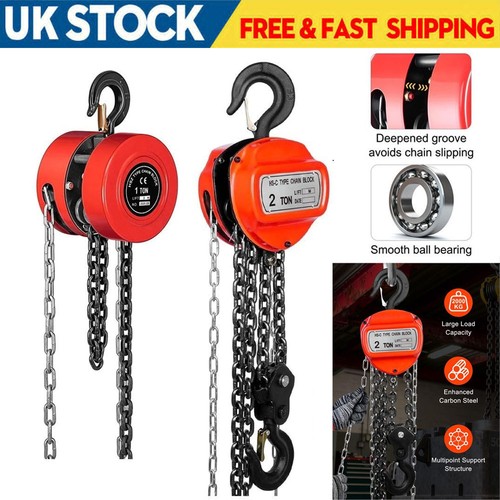 Chain hoist block and tackle - and,