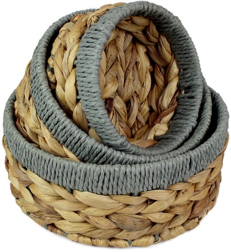 Small water hyacinth round - small,