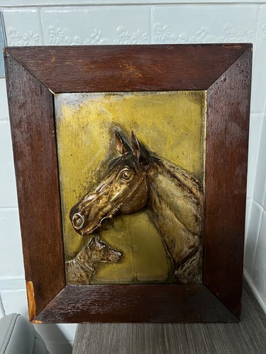 Vintage signed framed mid 20th - framed,
