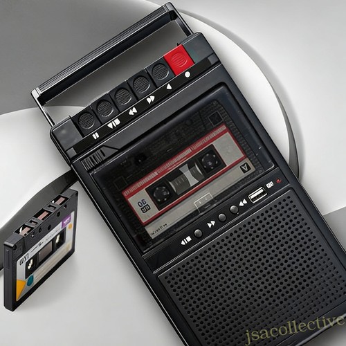 Portable cassette tape player - portable,