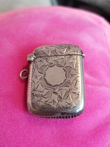 Hallmarked 925 silver vesta - hallmarked,
