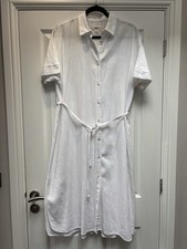 Women's Next White Linen Shirt