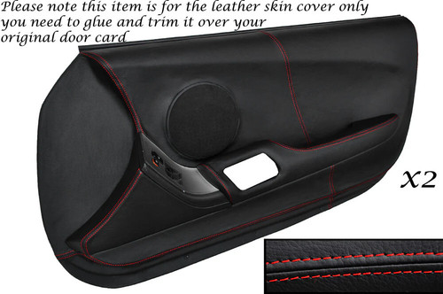 Red stitch full door - red, 2x