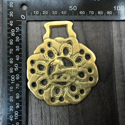 Brass horse cog design - horse, in