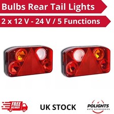2x Rear Tail Light L+R 12-24V
