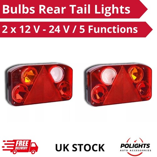 Rear tail light 12 - light, 12-24v