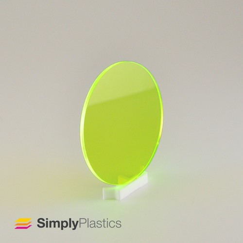 Perspex laser cut acid green - laser,