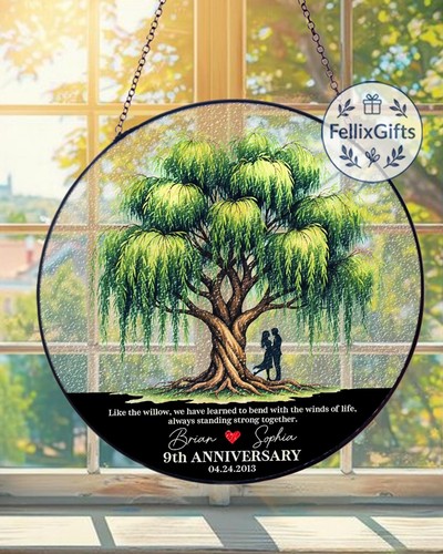 9th anniversary willow stained - 9th,