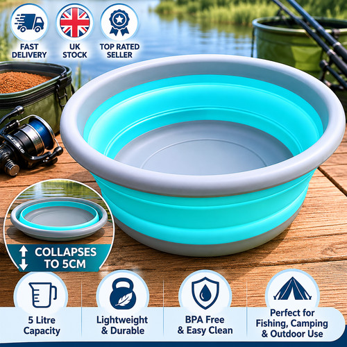 Collapsible groundbait mixing - groundbait,