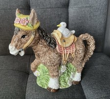 Pretty LEONARDO Decorative Teapot SEASIDE DONKEY AND SEAGULL