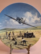 Hurricane Victory Pass Limited Edition Royal Doulton Collectors Plate 8" Planes