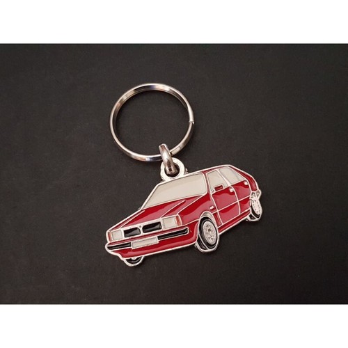 Lancia delta profile keychain - delta,