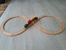 Vintage Brio Wooden Train Set
