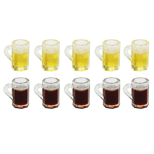 Pcs beer mug shot glasses - 10,