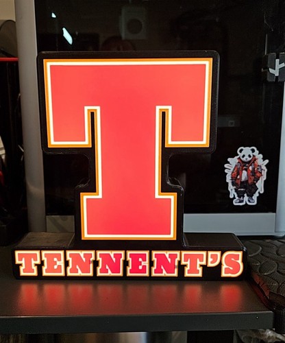 Light sign tenants lager - light,