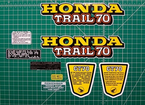 1973 ct70 decals - k2,
