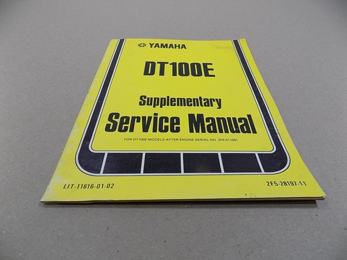 Oem yamaha supplementary - yamaha,