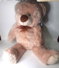 Miri Moo Teddy Bear Winston Brown With Bow Plush Toy With Tags