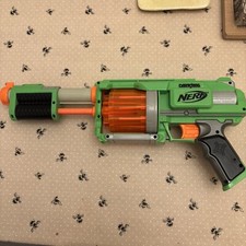 NERF Dart Tag Pump Action Blaster Guns x 2- Orange and Green