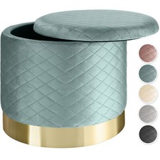 Stool Storage Bench Round