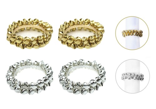 Napkin rings silver - rings, gold