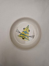 Charley Harper Fish Trinket Tray Dish  4.5 Inch Diameter