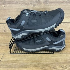 Keen Walking Shoes Men’s Size UK 11 Waterproof Hiking Outdoors Trail Grey Black