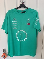 Official Mercedes Petronas F1 Men's T-shirt 2019 GP WINNERS SIZE 2XL X