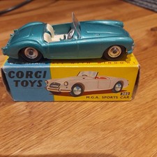 corgi toys no 302 mga sports car in original box