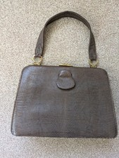 Vintage 1940s Brown Handbag