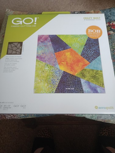 Accuquilt crazy quilt die - quilt,