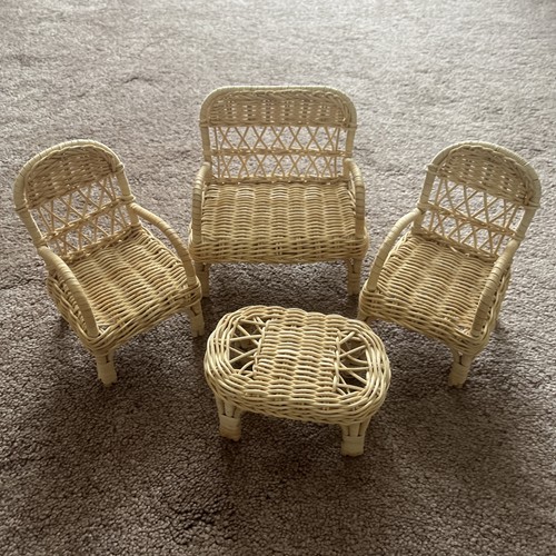 Dolls vintage wicker - dolls,