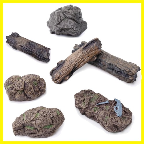 7pcs diorama rocks - 7pcs,