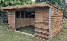 12x16 Super Heavy Duty Mobile Field Shelter On Treated Timber Skids