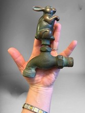 Old heavy bronze brass tap - old,