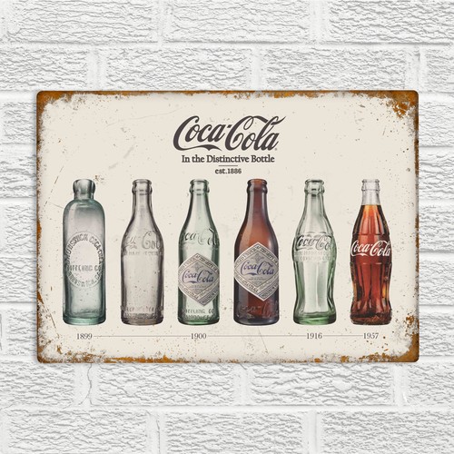 Coca cola bottle - coca, evolution
