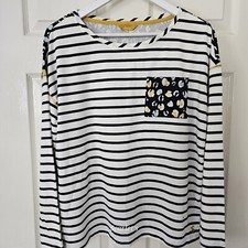 Joules Marina Print Top Stripe