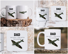 Dad Spitfire Ceramic or Metal