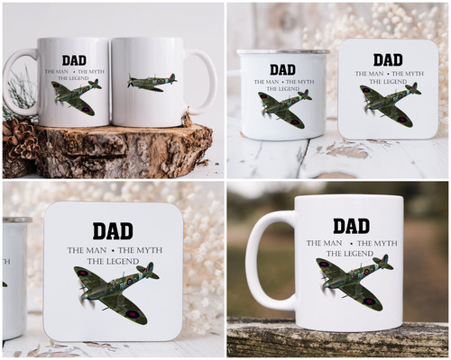 Dad spitfire ceramic - ceramic, or
