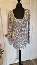 Miss Posh size 8/10 scoop neck floral knit