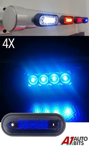 Flush blue led marker light - marker,