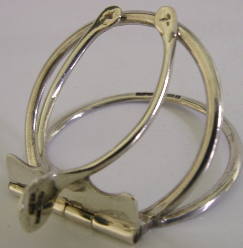 Sterling silver menu holder - sterling,