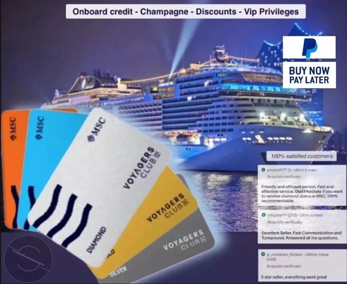Msc cruise voyagers - msc, club