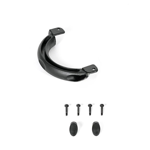 Black entryway fence - black,