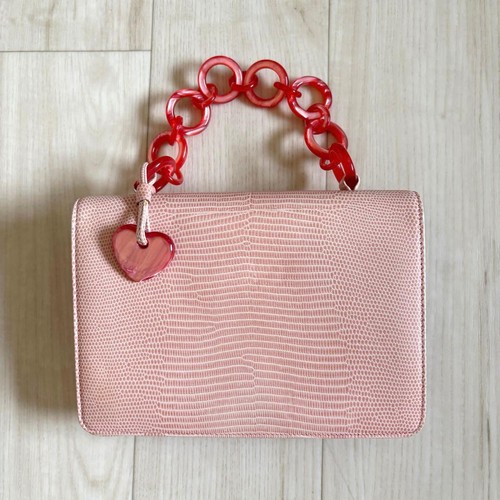 Moschino redwall chain handbag - chain,