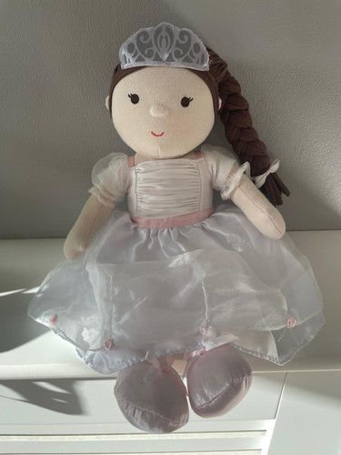 Silver cross rag doll - silver,