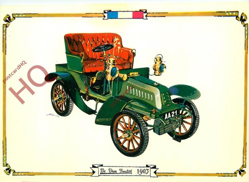 Picture postcard vintage car - vintage,
