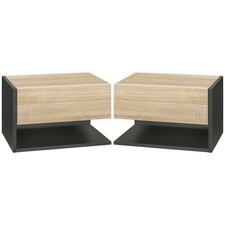 2 Pcs Floating Bedside Tables